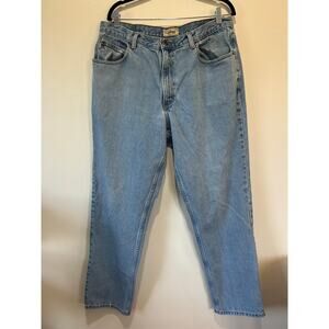 L.L. Bean jeans classic fit mens 38x32 light wash straight leg